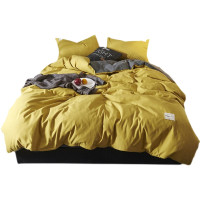 四件套純棉全棉100雙人1.8m被罩床包床上用品被套床單民宿三件套4