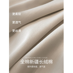 長絨棉四件套純棉全棉2026新款輕奢高級感主臥室床單被套床上用品