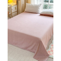 公主風床上四件套純棉全棉100小清新女床單人被套宿捨三件套床品4