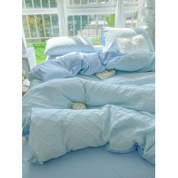 2025新款床單四件套非全棉純棉床品被套罩床包學生宿捨床上三件套