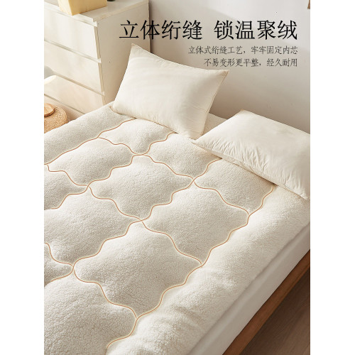 羊羔絨床墊軟墊子家用冬季加厚學生單人宿捨牛奶絨鋪底床褥子墊被