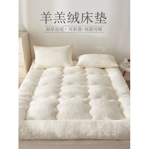 羊羔絨床墊軟墊子家用冬季加厚學生單人宿捨牛奶絨鋪底床褥子墊被