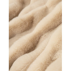 水星家紡仿兔絨毯毛毯冬季加厚沙發蓋毯辦公室午睡毯宿捨保暖毯子