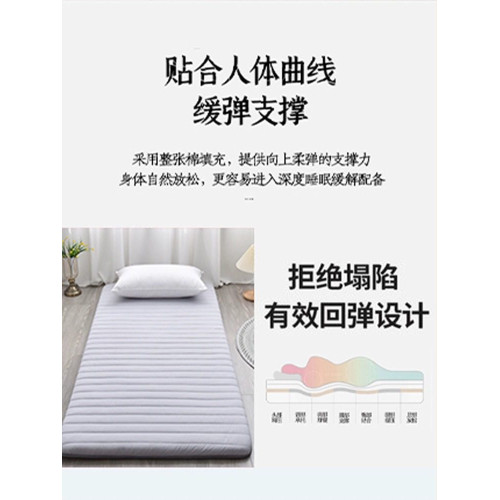 床墊宿捨學生單人床褥墊家用臥室打地鋪軟墊租房專用海綿墊可折疊