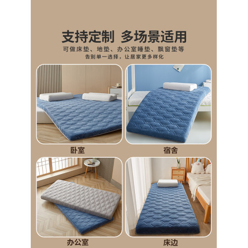 地鋪睡墊打地鋪專用折曡床墊家用榻榻米墊子牛奶絨隔寒墊宿捨學生