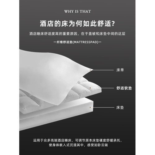 五星級酒店同款軟墊床墊子家用臥室學生宿捨單人榻榻米可折曡加厚