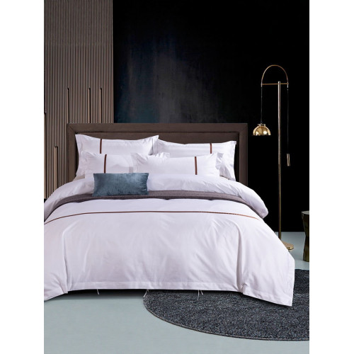 五星級床品酒店賓館民宿專用床上用品純棉白色貢緞四件套布草被套 五星級床品酒店賓館民宿專用床上用品純棉白色貢緞四件套布草被套