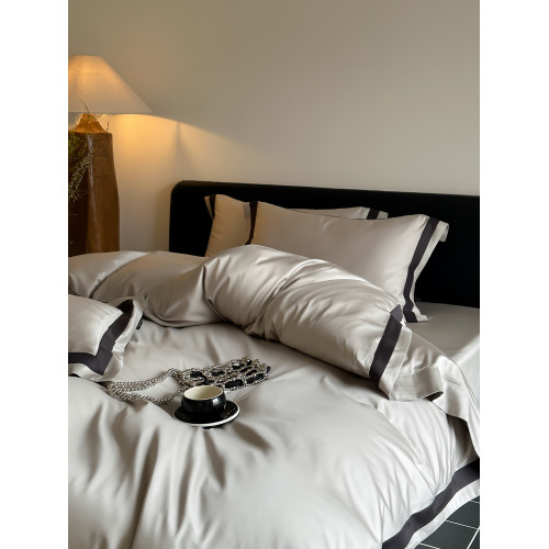 2025新款100支天絲棉四件套輕奢高級感主臥室床單床包式床上用品