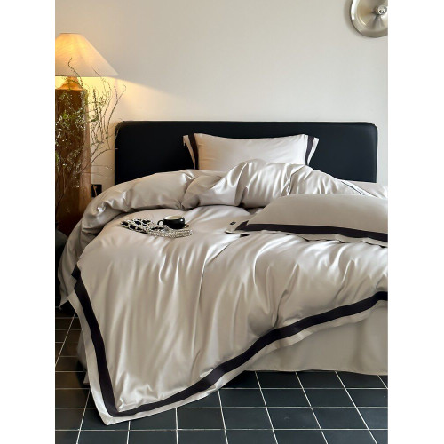 2025新款100支天絲棉四件套輕奢高級感主臥室床單床包式床上用品