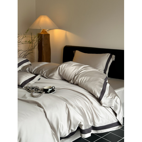 2025新款100支天絲棉四件套輕奢高級感主臥室床單床包式床上用品