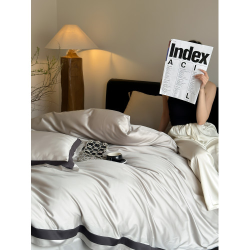 2025新款100支天絲棉四件套輕奢高級感主臥室床單床包式床上用品