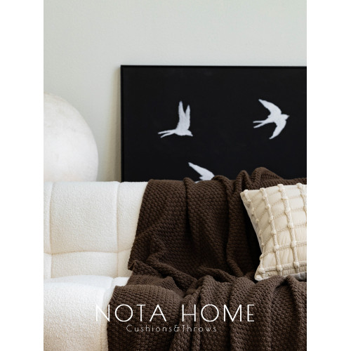 美拉德毛毯輕奢北歐風吊穗蓋毯民宿床尾毯純色針織搭毯棕咖沙發毯 美拉德毛毯輕奢北歐風吊穗蓋毯民宿床尾毯純色針織搭毯棕咖沙發毯