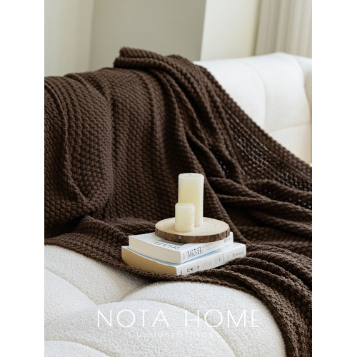 美拉德毛毯輕奢北歐風吊穗蓋毯民宿床尾毯純色針織搭毯棕咖沙發毯 美拉德毛毯輕奢北歐風吊穗蓋毯民宿床尾毯純色針織搭毯棕咖沙發毯