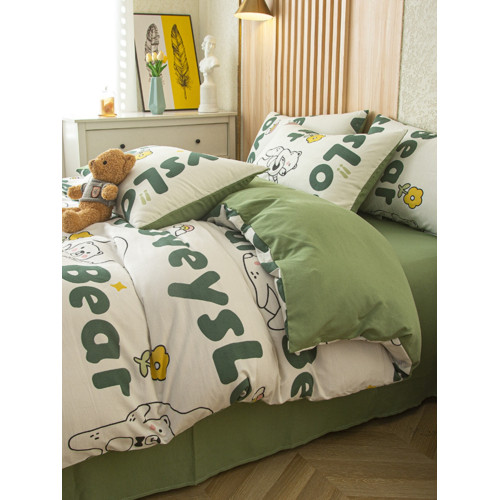 簡屋四件套床包款水洗棉床上用品被套床墊套宿捨床包罩床單三件套 簡屋四件套床包款水洗棉床上用品被套床墊套宿捨床包罩床單三件套