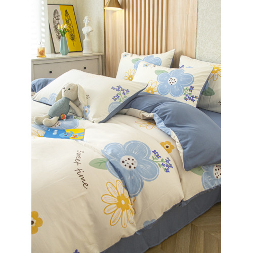 簡屋四件套床包款水洗棉床上用品被套床墊套宿捨床包罩床單三件套 簡屋四件套床包款水洗棉床上用品被套床墊套宿捨床包罩床單三件套