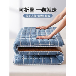 乳膠床墊軟墊學生宿捨專用單人90x190cm冬夏兩用涼蓆墊子藤蓆地墊