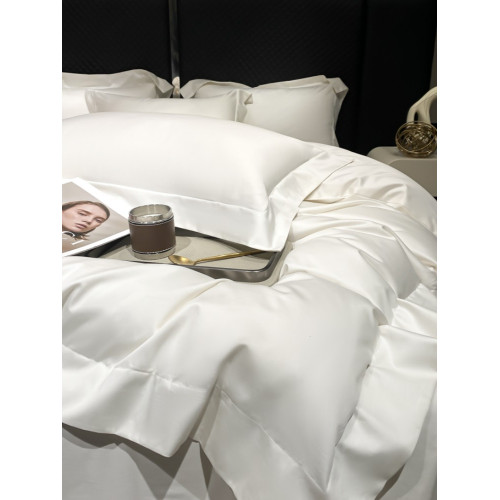 七星級酒店200支長絨棉四件套100%全棉純棉被套床單純色床上用品4