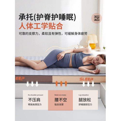 乳膠記憶棉床墊軟墊家用臥室宿捨學生單人加厚榻榻米海綿墊子正品