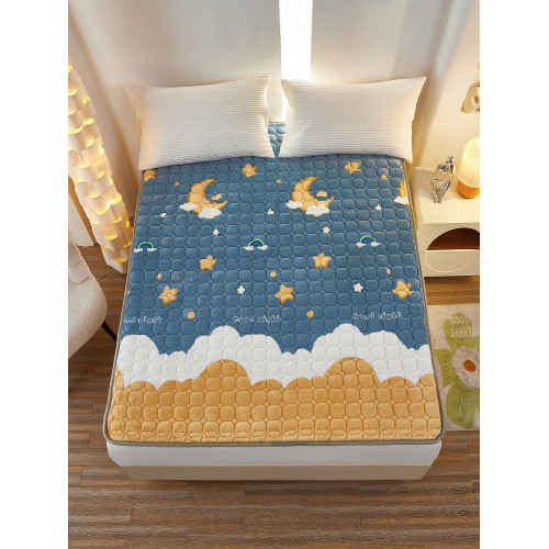 牛奶絨床墊家用軟墊褥子睡墊被鋪底床蓋冬季保暖宿捨學生床褥墊子 牛奶絨床墊家用軟墊褥子睡墊被鋪底床蓋冬季保暖宿捨學生床褥墊子