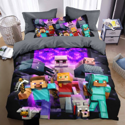 我的世界全棉四件套純棉被套床單兒童學生宿捨床上用品三件套床包
