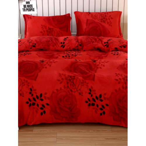 秋冬季加厚牛奶絨被套單件法萊絨毛絨被罩學生珊瑚絨法蘭絨四件套