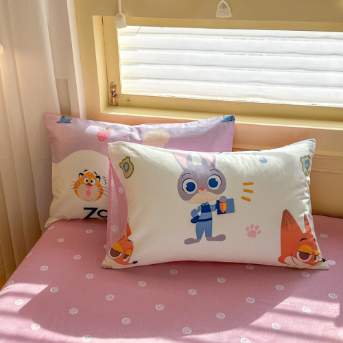 瘋狂動物城床上四件套全棉純棉兒童床品男床單被套床包宿捨三件套 瘋狂動物城床上四件套全棉純棉兒童床品男床單被套床包宿捨三件套