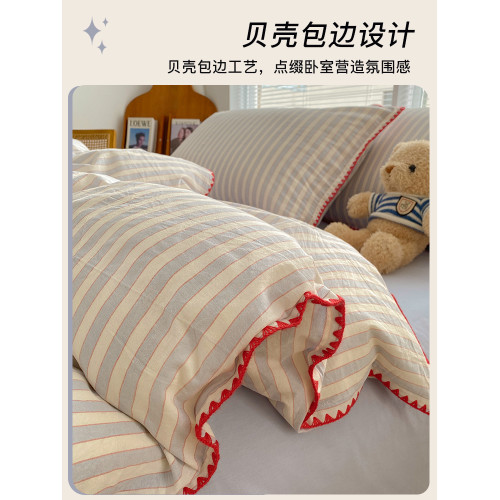 簡約高級全棉水洗棉床上四件套純棉被套床單床包款新款床品三件套 簡約高級全棉水洗棉床上四件套純棉被套床單床包款新款床品三件套