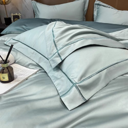 輕奢160支長絨棉四件套全棉100純棉床單被套裸睡春季通用床上用品