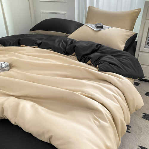 輕奢冰絲四件套純色涼感被套床單三件套四件套單人雙人床上用品 輕奢冰絲四件套純色涼感被套床單三件套四件套單人雙人床上用品