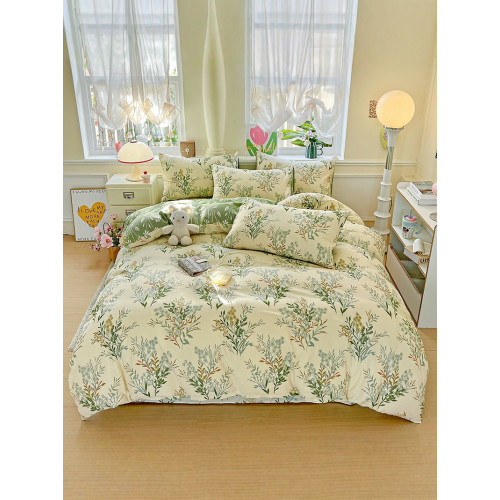 出口四件套全棉純棉100床上用品ins風學生宿捨三件套被套床單床包