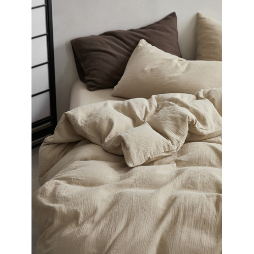 A類母嬰級雙層紗丨床上四件套全棉純棉超柔軟床單被套春秋款床品