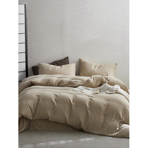 A類母嬰級雙層紗丨床上四件套全棉純棉超柔軟床單被套春秋款床品