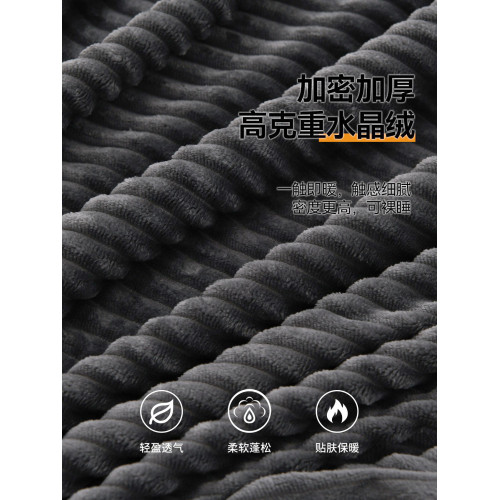 牛奶絨四件套魔法絨秋冬季加絨加厚珊瑚絨被套床單三件套2025新款