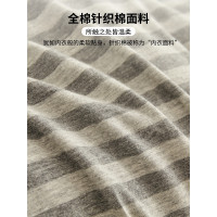 無印良品全棉條紋針織棉床上四件套純棉床單被套床品三件套床包款