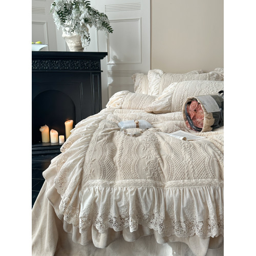 2025新款冬天法式加厚牛奶絨四件套雕花絨高級感床單加絨床上用品 2025新款冬天法式加厚牛奶絨四件套雕花絨高級感床單加絨床上用品