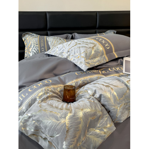 輕奢風A類高級感180支長絨棉四件套純棉床單全棉刺綉被套床上用品