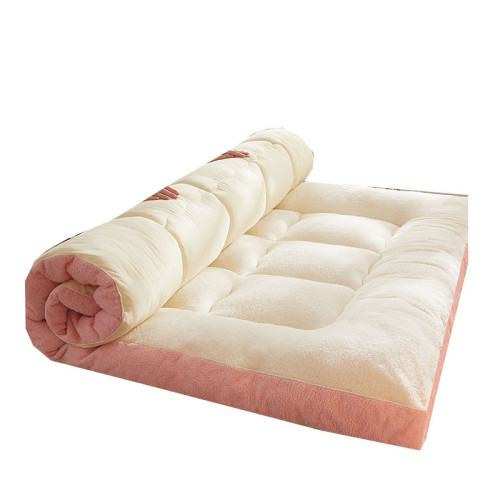 大豆纖維床墊遮蓋物軟墊加厚加絨牛奶絨家用墊褥墊被學生宿捨單人 大豆纖維床墊遮蓋物軟墊加厚加絨牛奶絨家用墊褥墊被學生宿捨單人