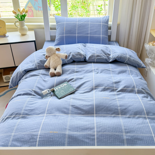 大學生宿捨床上三件套全棉純棉單人被套高中生上下床專用被罩床單