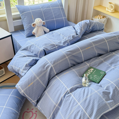 大學生宿捨床上三件套全棉純棉單人被套高中生上下床專用被罩床單