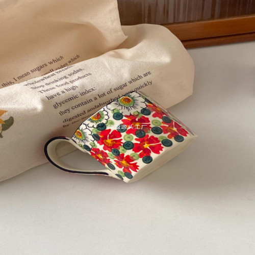 波蘭復古手繪紅漿果馬克杯感生日禮物伴手禮杯子陶瓷咖啡杯 波蘭復古手繪紅漿果馬克杯感生日禮物伴手禮杯子陶瓷咖啡杯