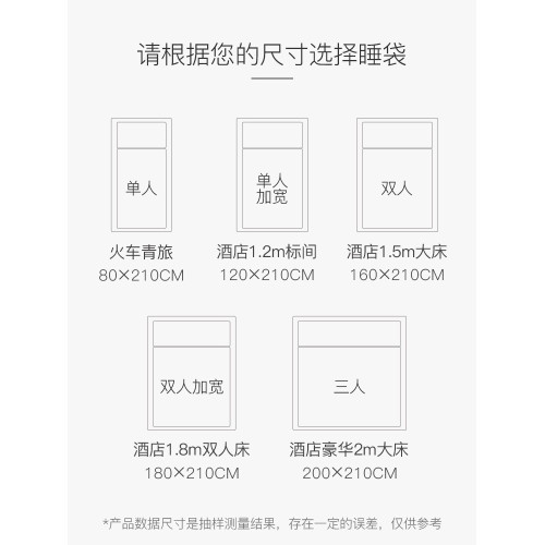 100支長絨棉酒店隔髒睡袋住賓館純棉床單雙人可攜式出差旅行神器