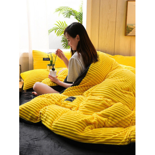 爆款網紅魔法絨床包四件套珊瑚絨冬季加絨床上用品套件保暖三件套