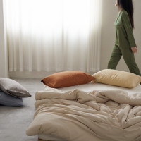 A類母嬰級 100%全棉純棉被套單件床單床包枕套學生宿捨親膚長絨棉