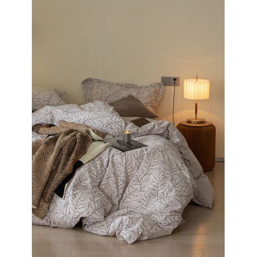 2026新款秋冬季全棉磨毛床上四件套1.8m加厚保暖純棉床單被套床品