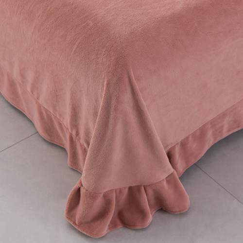 37℃恒溫保暖冬季牛奶絨床上四件套珊瑚雙面絨床單被套加厚床包