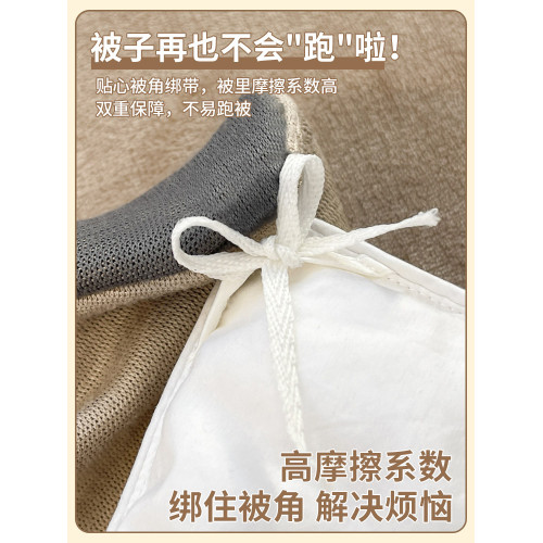 冬季牛奶天鵞絨床上四件套雙面珊瑚寶寶絨被套床單床包款加絨床品