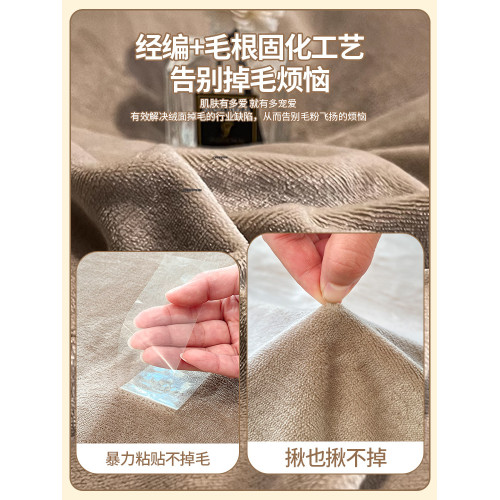 冬季牛奶天鵞絨床上四件套雙面珊瑚寶寶絨被套床單床包款加絨床品
