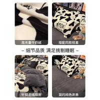 ins冬季牛奶絨床上四件套珊瑚絨被套雙面法蘭絨加絨厚床單三件套4