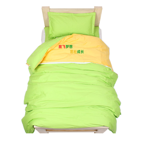 幼兒園被子純棉三件套子母被含絲棉內膽寶寶兒童入園午托被褥床品