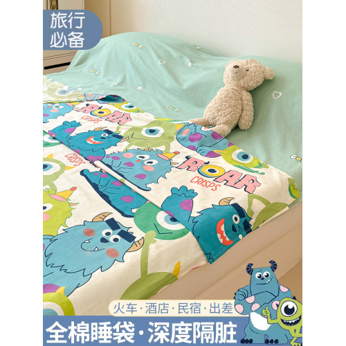 純棉隔髒睡袋旅行全棉住酒店床單人被套可攜式四件套一體式旅睡寶